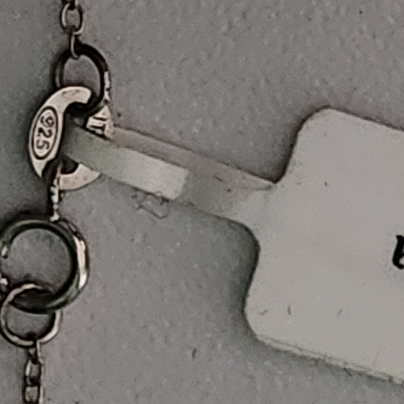 Multicolor Heart Pendant Necklace With 18inch Sterling Silver Chain. Never Worn. - Picture 4 of 4